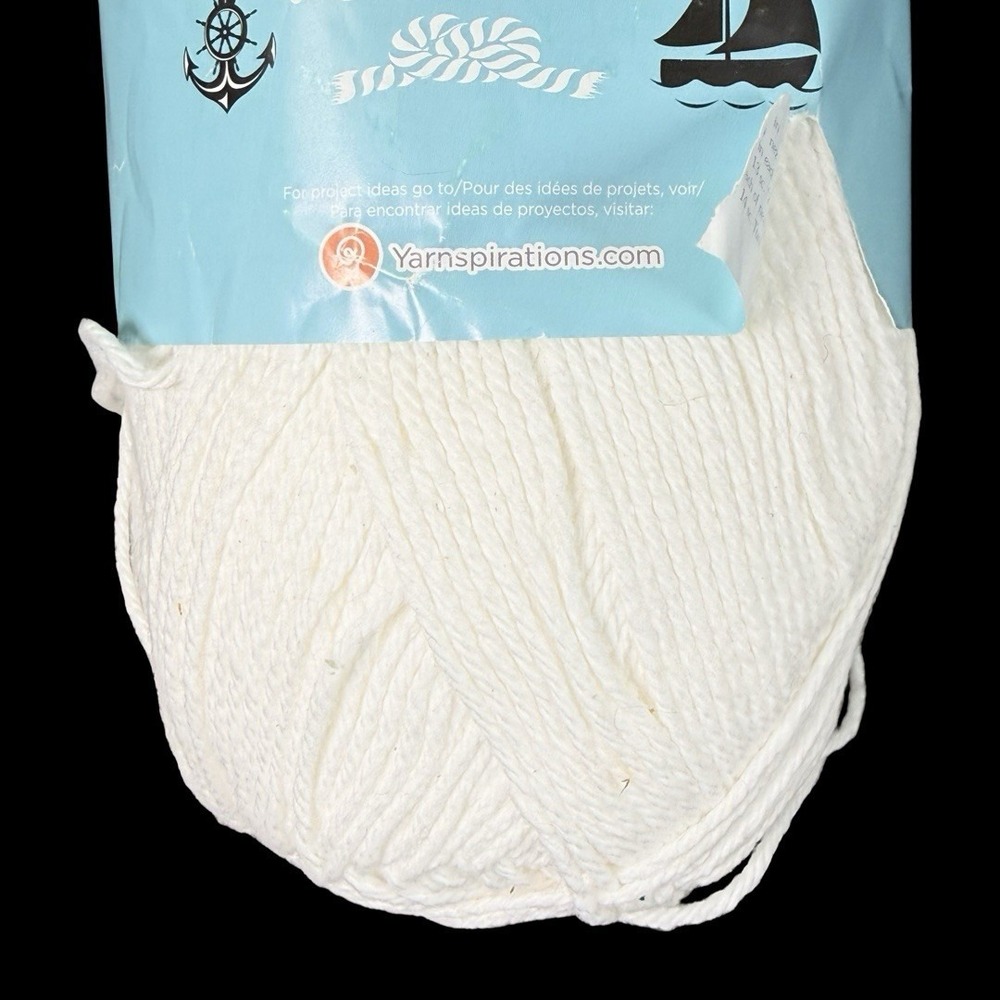 1 BERNAT HANDICRAFTER in SAIL WHITE 608yds 12oz Cotton Yarn - Picture 4 of 8